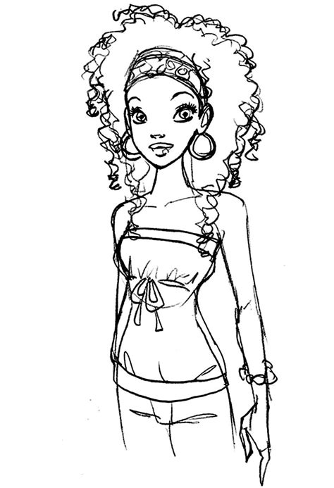top  ideas  black girl coloring pages home inspiration