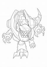Grimlock Robots Colorings sketch template