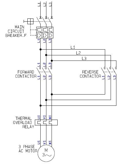 guide   power circuit    reverse electric motor controller