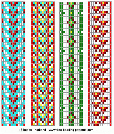 hatband loom beadwork  loom patterns bead loom patterns loom beading