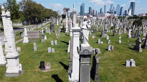 calvary cemetery bike ride  drone queens  york beautiful video   youtube