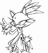 Blaze Coloring Pages Sonic Cat Marvelous Albanysinsanity Search Coloringhome sketch template