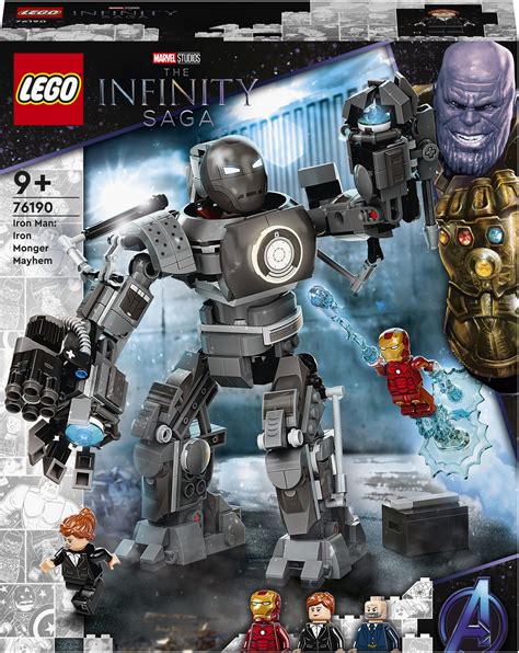 lego marvel avengers super heroes iron man iron monger mayhem set   minifigure store
