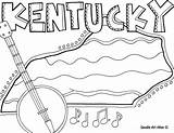 Coloring Kentucky Pages Derby State Sheets Getdrawings Printable Pattern Flag Courthouse Getcolorings Classroomdoodles sketch template