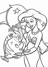 Ariel Coloring Pages Sisters Printable Getcolorings Color sketch template