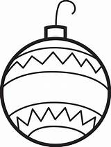 Coloring Christmas Pages Ornament Ornaments Printable Clipartmag sketch template