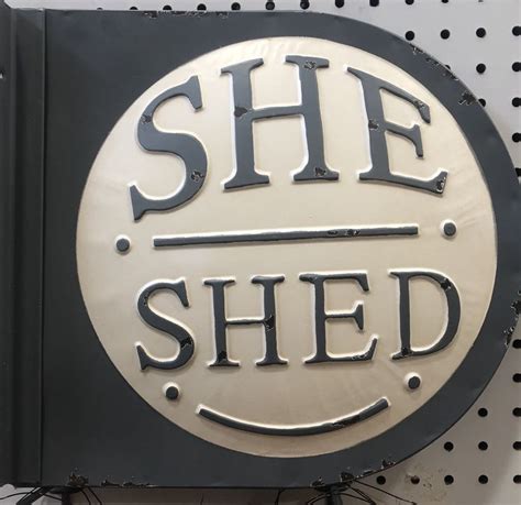 metal  shed sign farmhouse decor shed signs