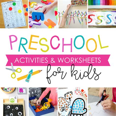 printable preschool worksheets lexias blog kindergarten printable