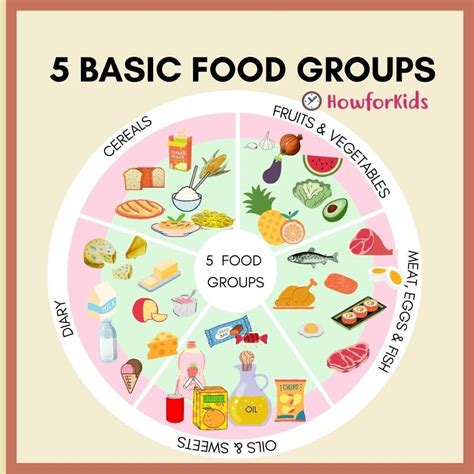basic food groups howforkids