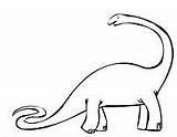 Brachiosaurus Pages Coloring Coloringpagesonly sketch template