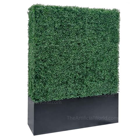 inches artificial hedge  planter
