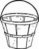 Bucket Coloring Wooden Pages Drawing Pail Traditional Color Print Kids Printable Apple Clipart Getdrawings Ice Tocolor Fruit Paintingvalley Getcolorings Choose sketch template