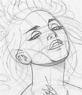 Zeichnen Gesichter Detalhados Gesicht Skizzen Zeichenvorlagen sketch template