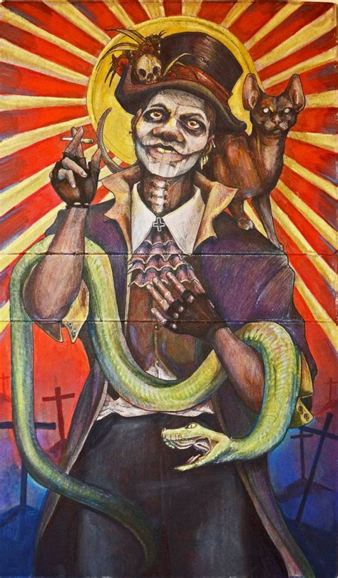The Baron Samedi By The Divine Fool Voodoo Art Demon Art
