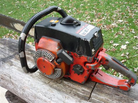 vintage chainsaw collection jonsered group  saws