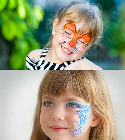 simple face painting ideas  kids