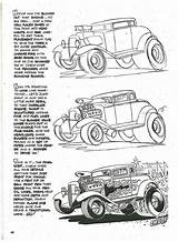 Car Cartoon Draw George Drawings Drawing Trosley Sketch Hot Rod Coloring Pages Cars Cartoons Deuce Liles Jim Paintingvalley Choose Board sketch template
