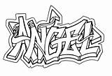 Coloring Pages Name Names Clipartmag Graffiti sketch template