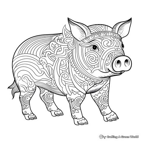 pig coloring pages  printable