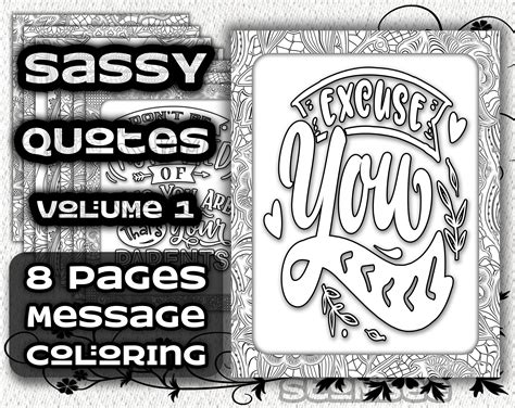 sassy quotes adult coloring pages adult coloring books coloring book