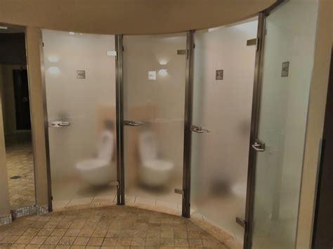 super awkward semi transparent bathroom stall doors rcrappydesign