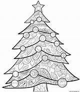 Sapin Adulte Boules Zentangle Baubles Ornaments sketch template