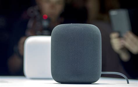 apple unveils  homepod home speaker