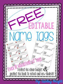 editable  tags kindergarten classroom management classroom