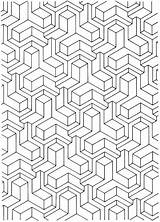 Printable Escher Coloring Pages Tessellation Mc Tessellations Getcolorings Getdrawings Colorings sketch template