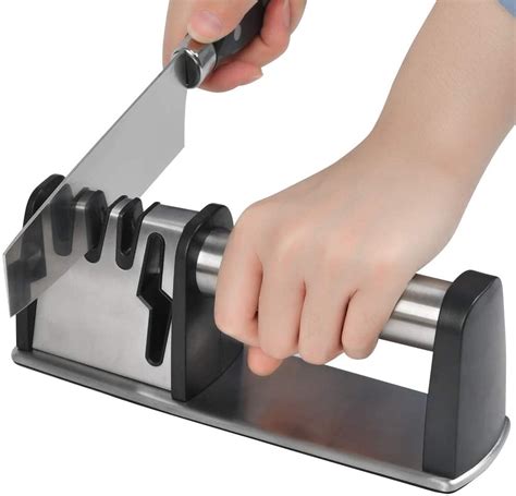 knife sharpener  kitchen    knife  scissors sharpener  stages professional manual