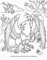Coloring Pages Griffin Creatures Mystical Baby Dragon Mythical Printable Deviantart Colouring Dragons Kids Color Unicorn Animal Adult Coloriage Book Griffins sketch template