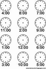 Clock Drawing Coloring Time Print Please Preschool Excercise Hour Handout Below Click Coloringpages Benscoloringpages sketch template
