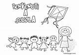 Accoglienza Benvenuti Tuttodisegni Bentornato Attività Infanzia Inizio Primo Scegli sketch template