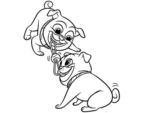 puppy dog pals coloring pages njk