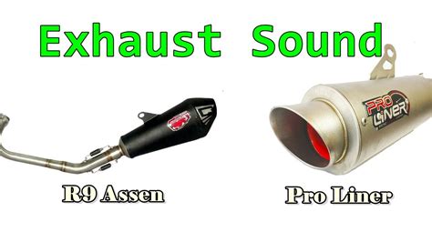 exhaust sound pro liner  assen cbr   youtube