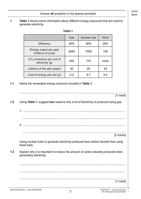gcse physics aqa practice papers higher pack  cgp books