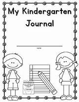 Kindergarten Writing Journals Journal Cover Covers Pages Blank Prompts School Preschool Kids Grade Portfolio Students Teacher Student Daily First Freebie sketch template