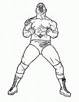 Coloring Wwe Pages Wrestlers Printable Kids Comments sketch template