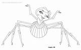 Spider Peach Giant James Miss Coloring Pages Mashi Lines Deviantart sketch template