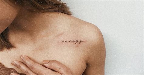 Collarbone Quote Tattoos Popsugar Love And Sex