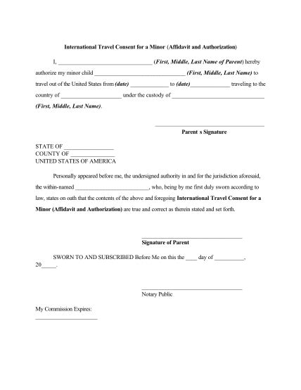 child medical consent form  page    edit
