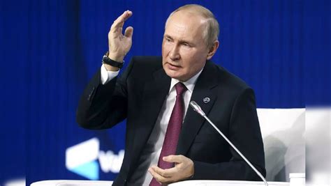 Russian President Vladimir Putin Plays Down Nuclear Fears Blames West