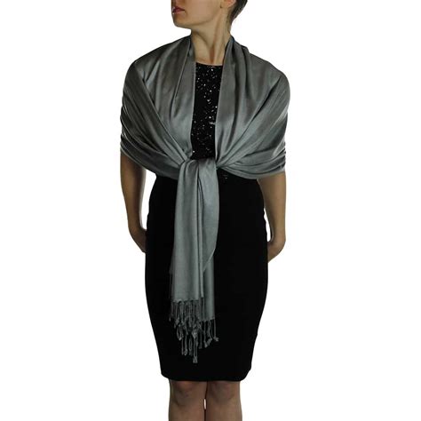 dark grey pashmina scarf shawl wrap york shawls