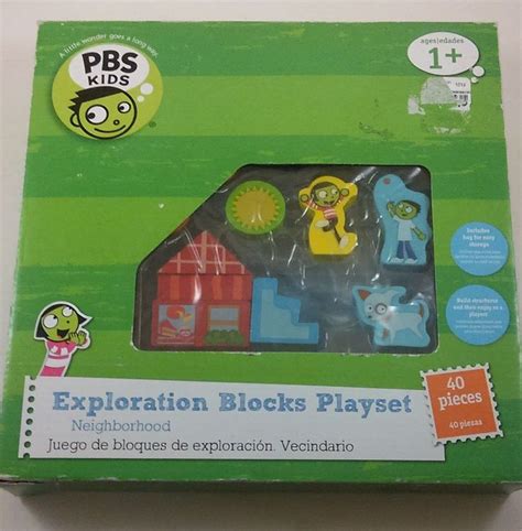 pbs kids exploration blocks playset neighborhood  pieces wooden pbs kids dash  dot playset