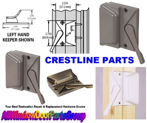 crestline casement window sash lock replacement parts  window door parts group