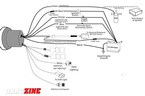 pro comp ultra lite tach wiring diagram kira schema