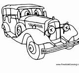 Car Old Surfnetkids Coloring sketch template