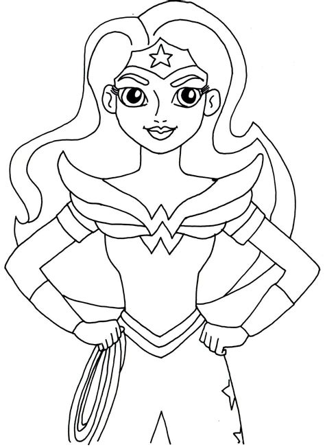 girl superhero coloring pages   getdrawings