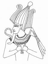 Tut Pharaoh Tutankhamun Egipto Egizi Amenhotep Bellinarte sketch template