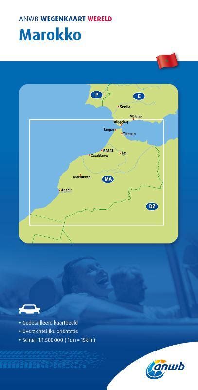 anwbwegenkaart wereld marokko pakket  reisboekenwinkel